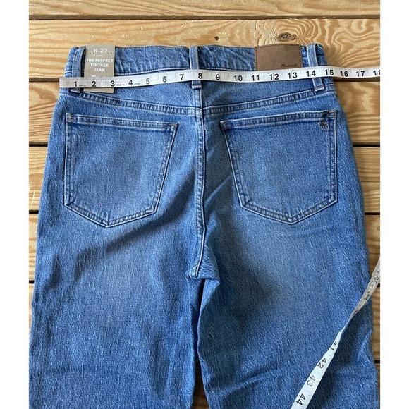 NWT Madewell Perfect Vintage Jeans Size 27 Women’s Blue MSRP $135 - Picture 9 of 10